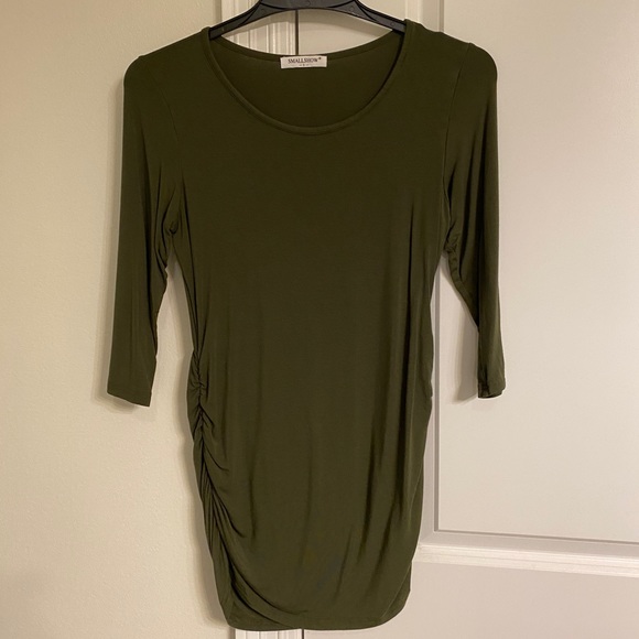 Green Maternity Shirt - Picture 1 of 1